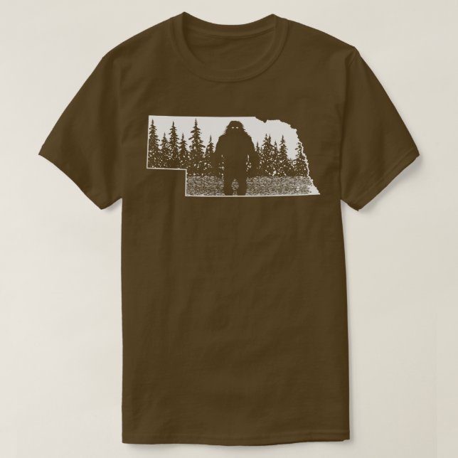 Nebraska Sasquatch T-Shirt (Design Front)