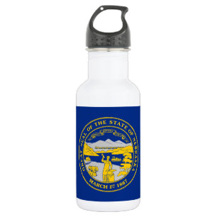 Nebraska State Flag 532 Ml Water Bottle