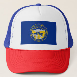 Nebraska State Flag Trucker Hat