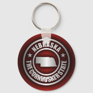 "Nebraska Steel 2" Keychains