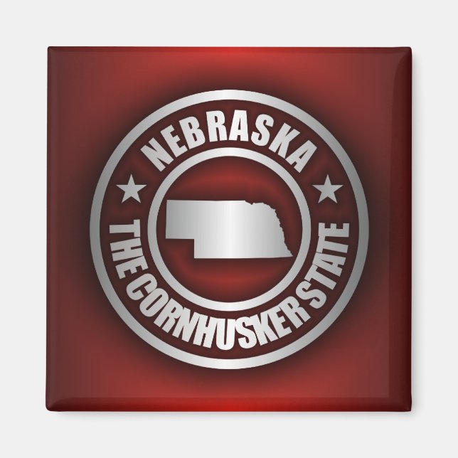 "Nebraska Steel 2" Magnets (Front)