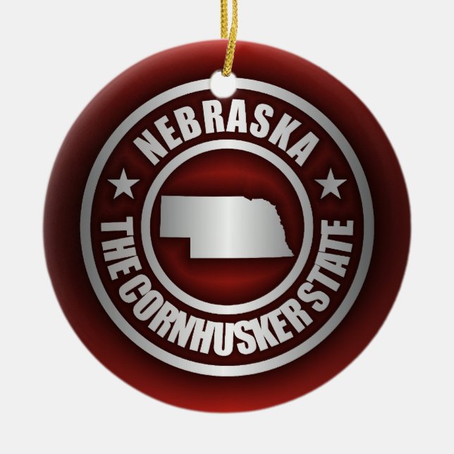 "Nebraska Steel 2" Ornaments (Front)