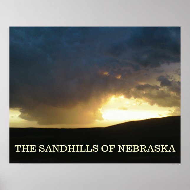 Nebraska Supercell Poster (Front)