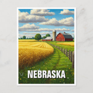 Nebraska Travel Postcard