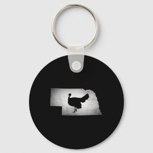 Nebraska Turkey Hunting  Key Ring