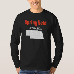 Nebraska Usa State America Travel Nebraskan Spring T-Shirt