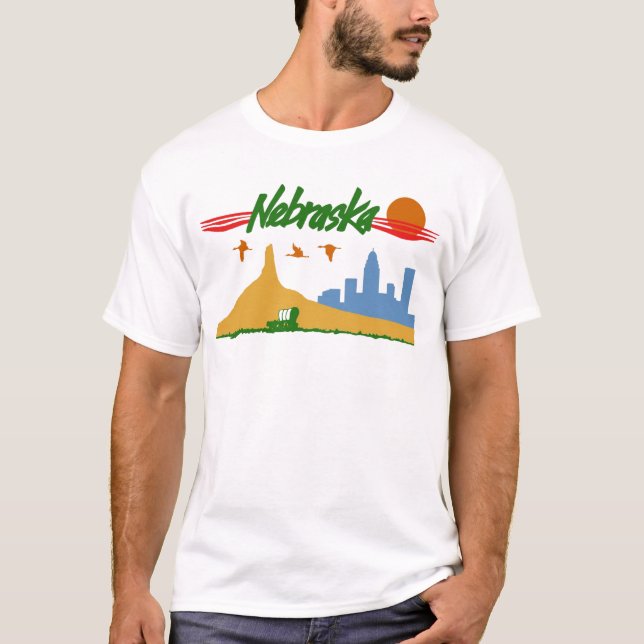 Nebraska Vintage Logo Tee (Front)