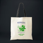 Nebraska Wedding Welcome Bag, State Love Tote Bag<br><div class="desc">Welcome your guests to Nebraska with this custom wedding tote bag. Whether your celebration is in Omaha, Lincoln, Kearney, or along the Sandhills, this bag is a simple way to thank friends and family for being part of your special weekend. Personalise it with your names and wedding date. It’s perfect...</div>