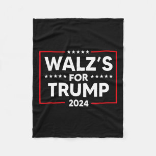 Nebraska W's For Trump Fleece Blanket