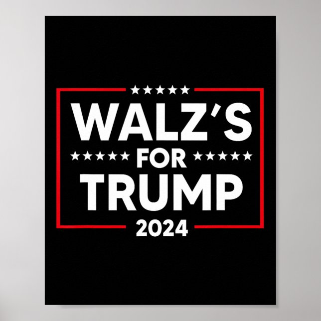 Nebraska W's For Trump  Poster (Front)