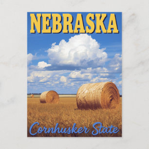 Nebraska's Golden Harvest: The Cornhusker State Postcard