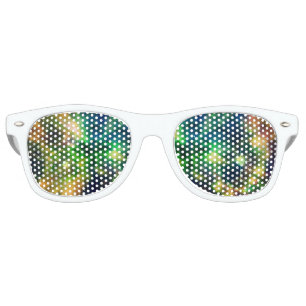 Nebula and Golden Stars Sunglasses