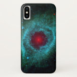Nebula astronomy Science space geek Case-Mate iPhone Case<br><div class="desc">Science theme astronomy design of a blue and red nebula star system. This star or stardust design is perfect for a Science lover or Science Geek or someone interested in Astrophysics. A space theme for an astronomy buff.</div>
