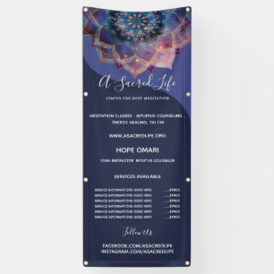 Nebula Bloom   Mandala Banner