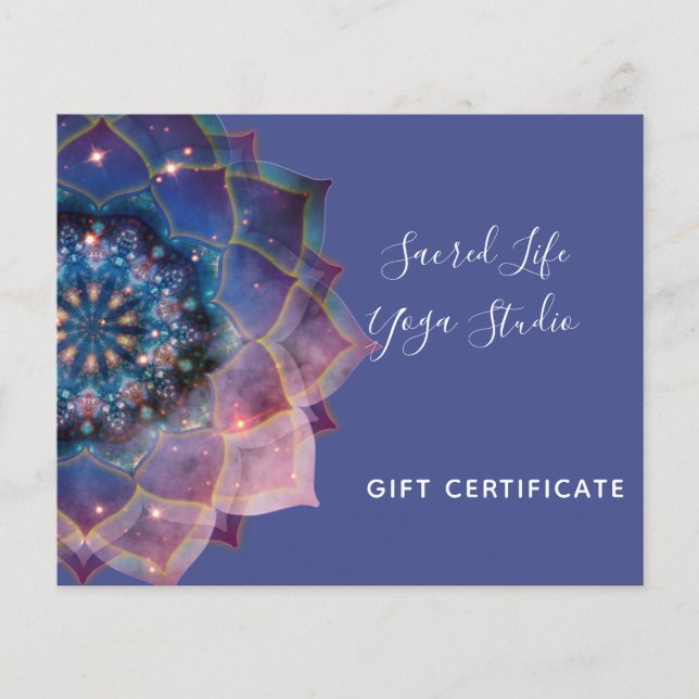 Nebula Bloom | Mandala Flyer (Front)