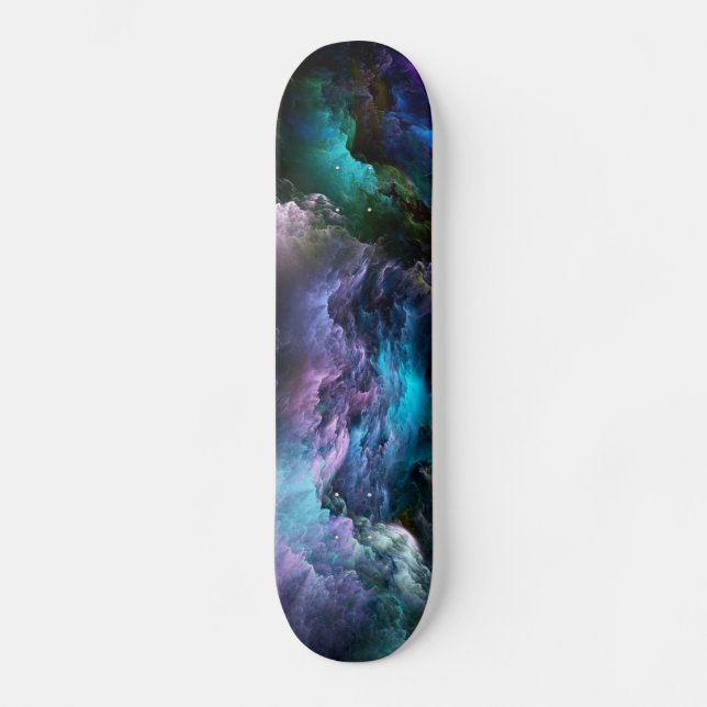 Nebula Clouds Skateboard (Front)