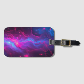 Nebula Design Cosmic Abstract Art Luggage Tag