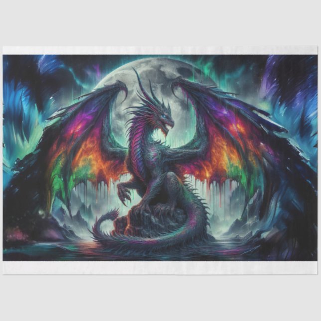 Nebula Dragon Tissue Paper (Front)