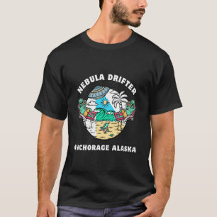 Nebula Drifter Anchorage Alaska Travel Outdoors T-Shirt