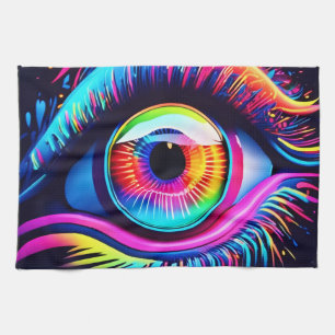 Nebula Eye Art Tea Towel