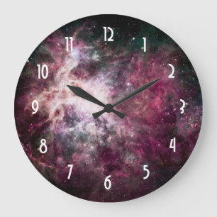 Nebula Formation in Outer Space Large Clock