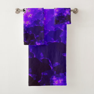 Nebula Fractal Bathroom Towel Set