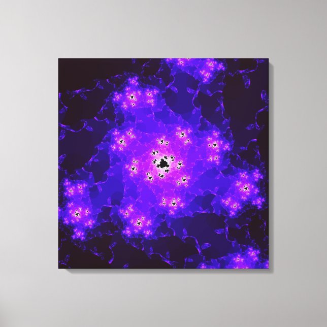 Nebula Fractal Canvas Print (Front)