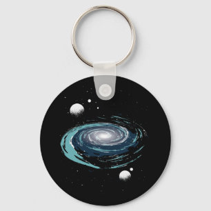 Nebula Galactic Art Key Ring