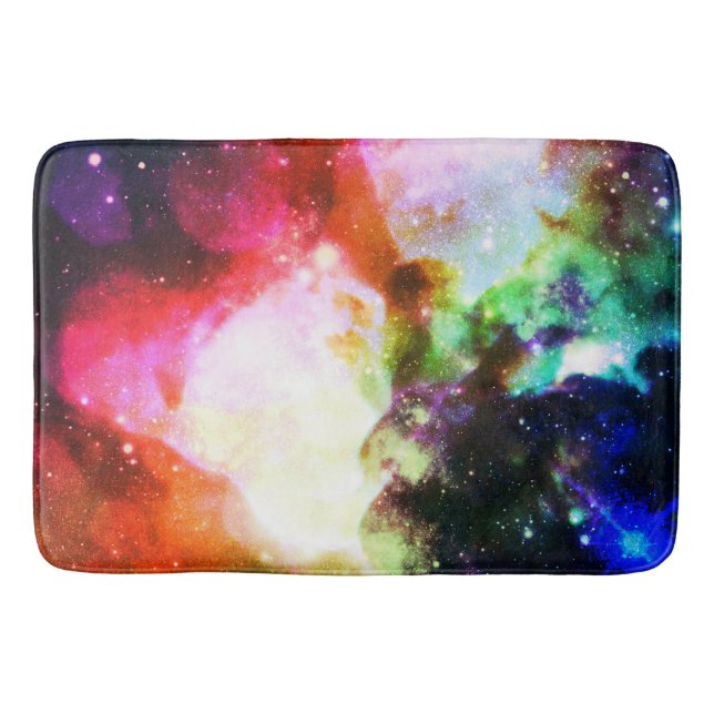 Nebula Galaxy Bath Mat (Front)