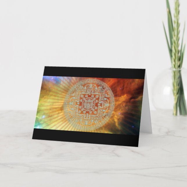 Nebula Mandala - Greeting Card (Front)