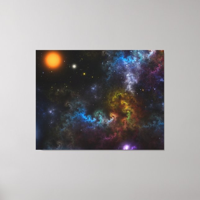 Nebula Menagerie Canvas Print (Front)