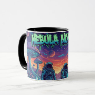 Nebula Nomads Space Astronaut Sci-Fi Combo Coffee Mug