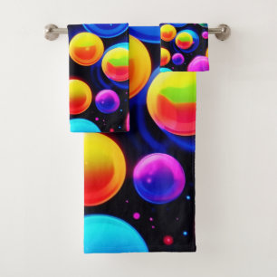 Nebula of Bubbles Bath Towel Set