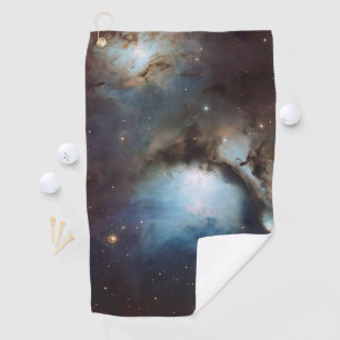 Nebula orion Astronomy blue bleige cosmos stars Golf Towel