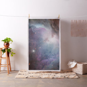 Nebula Orion Astronomy blue brown beige sky stars Fabric