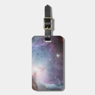Nebula Orion Astronomy blue brown beige sky stars Luggage Tag
