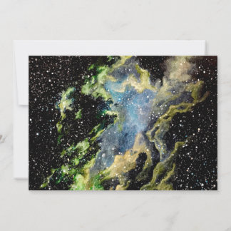 Nebula Painting Greeting Card