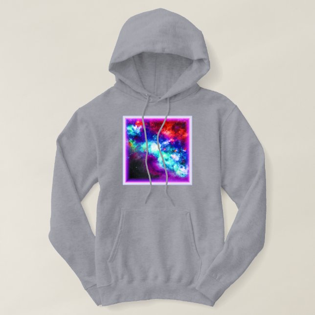 Nebula Stars Digital Art Design. Buy Now Hoodie (Design Front)