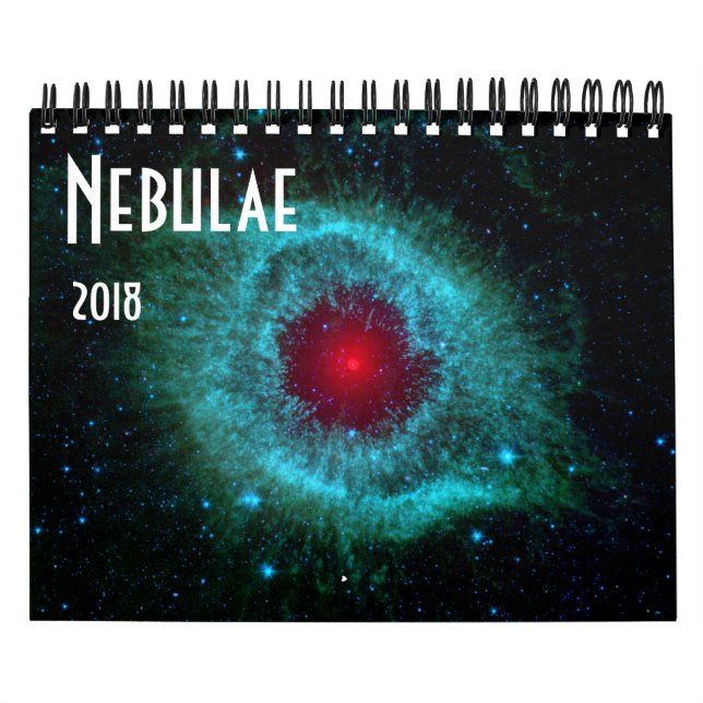 Nebulae Space Astronomy 2018 Universe NASA Calendar (Cover)