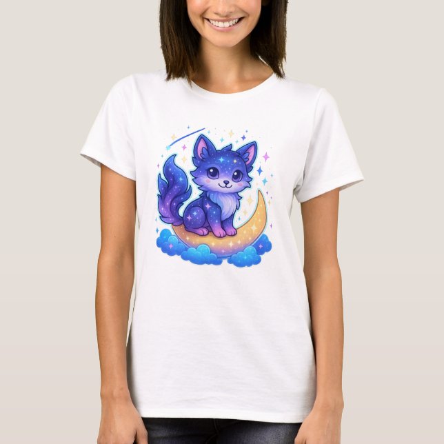 Nebulafox Kawaii Cosmic Fox Shirt (Front)