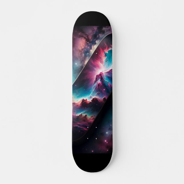 Nebular Voyage Skateboard (Front)