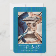 Nebulas Blue Stripe, Christmas Card