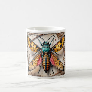 Necalphus Insect View 060924IREF233 - Watercolor Coffee Mug
