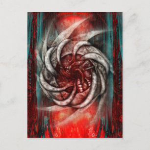 NECCROFUTURIST Abattoir Art Postcard