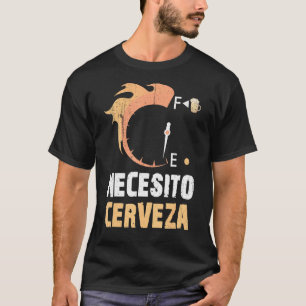 Necesito Cerveza Mexican Beer Fan Empty Tank Grung