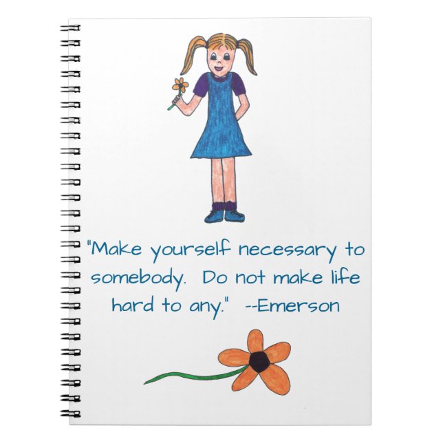 Necessary to Somebody notebook (Front)