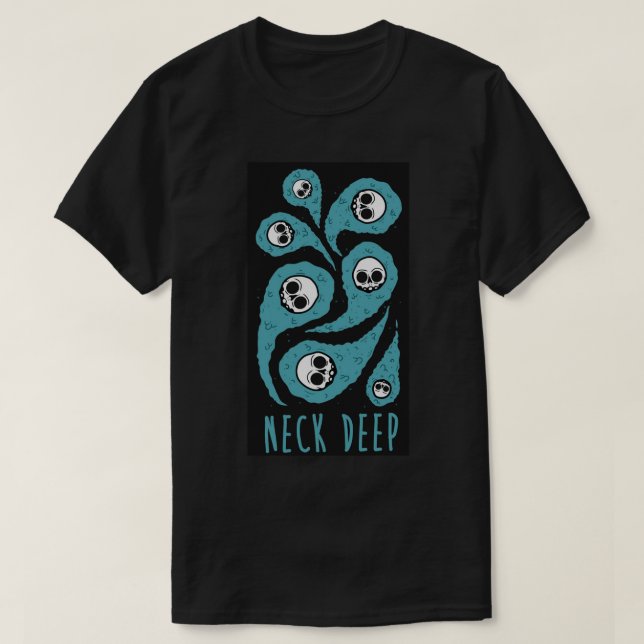 neck deep logo   T-Shirt (Design Front)