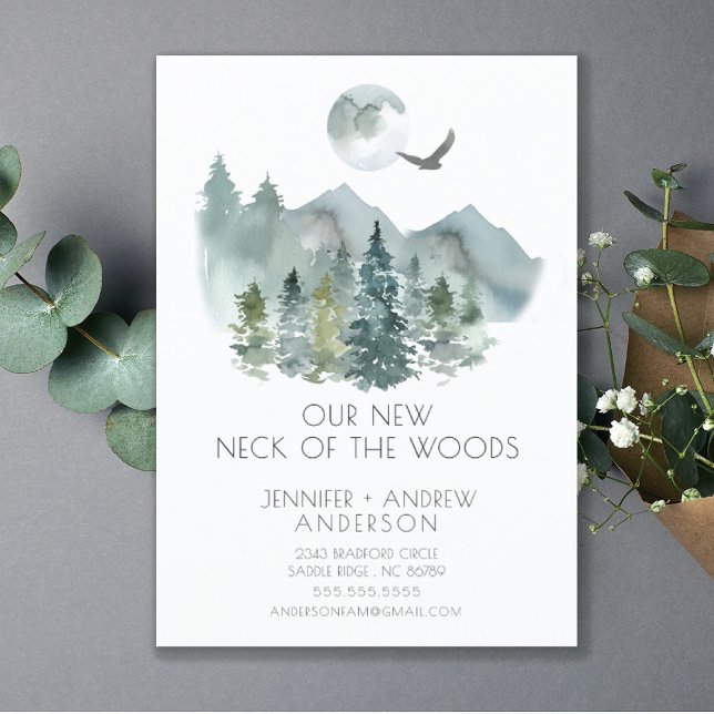 Neck of the Woods | Modern Moving Announcement (Creator Uploaded)