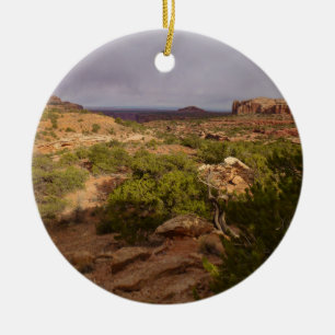 Neck Springs Trail at Canyonlands National Park Ceramic Tree Decoration