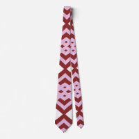 Neck Tie, A multicolor fabric print pattern design